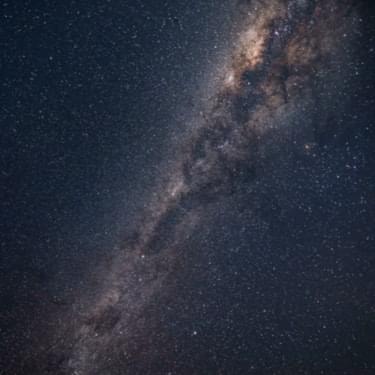 Sky with stars and milky way trail.